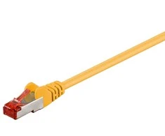 Goobay Jungiamasis kabelis CAT6 0.5m geltonas SFTP - (814829)