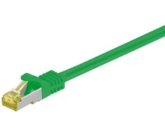 „Goobay“ jungiamasis laidas S/FTP, Cat7, PIMF, 0.5m, žalia (91577)