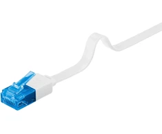 Goobay Kabelis LAN Patchcord CAT 6A UTP FLAT balta 1m