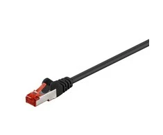 Goobay Kabelis LAN Patchcord CAT 6 S/FTP LSZH Juodas 25m