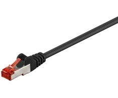 Goobay Kabelis LAN Patchcord CAT 6 S/FTP LSZH Juodas 2m