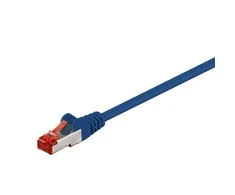 Goobay 3m CAT 6 pataisų kabelis, S/FTP (PiMF), mėlynas