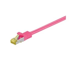 Goobay Kabelis LAN Patchcord CAT 7 S/FTP rožinė - 5m