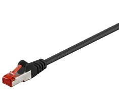 Goobay Kabelis LAN Patchcord CAT 6 S/FTP LSZH Juodas 50m