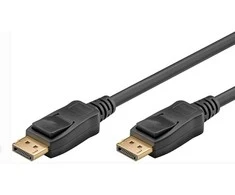 Goobay 5m DisplayPort 1.4 jungties kabelis [3D, 8K (4320p), paauksuoti kontaktai, su užraktu]