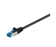 Goobay Kabelis LAN Patchcord CAT 6A S/FTP Juodas 0,5m