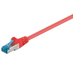 Wentronic Goobay Kabelis LAN Patchcord CAT 6A S/FTP Raudona 0,25m