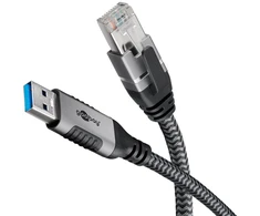 „Goobay“ USB 3.0 – RJ45 FTP cat.6 tinklo kabelis – 1,5 m