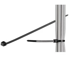 Goobay oro sąlygoms atsparus kabelių raištis 100vnt, plotis 3,5 mm, ilgis 200 mm, juodas
