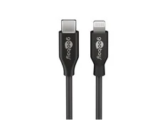 Goobay | „Lightning“ USB-C įkrovimo ir sinchronizavimo laidas | Apvalus kabelis