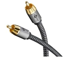 Goobay Gogobay Plus Mono-Cinchkabel, 3,0 m