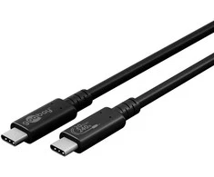 Kabelis USB-C USB4 Gen 2x2 20 Gb/s 240W Goobay 2m