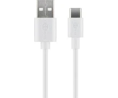 „Goobay“ USB-C įkrovimo ir sinchronizavimo laidas (USB-A > USB-C) 1 m