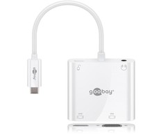 Goobay | USB-C kelių prievadų adapteris HDMI + VGA + PD 100 W | 52418