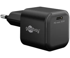 Goobay Szybka kroviklis USB-C™ PD GaN Nano (30 W) juoda
