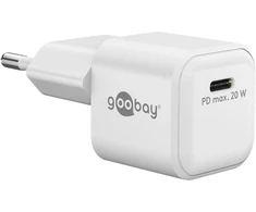 Goobay 20 W USB-C PD GaN Fast Charger Nano | USB-C