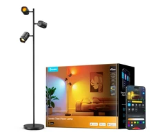 Govee LED grindų lempa su 3 galvutėmis, 157 cm, juoda, H60B2