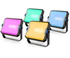 Outdoor „Govee H8057“ lauko prožektoriai 2 | LED prožektoriai | „Wi-Fi“ + „Bluetooth“, RGBWW, IP66