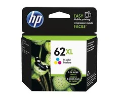 Hewlett Packard (HP) HP 62XL autentiška didelės talpos trijų spalvų rašalo kasetė, skirta HP Envy 5540/5640/7640 (C2P07AE)