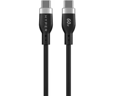 Targus „Hyper | HyperJuice“ USB-C silikoninis įkrovimo laidas | HJ4011BKGL