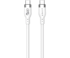 Targus Hyper Hiper | 2M silikoninis 240W USB-C įkrovimo laidas | USB-C į USB-C