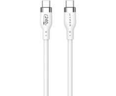 Hyper Hiper | 2M silikoninis 240W USB-C įkrovimo laidas | USB-C į USB-C