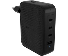 Targus „Hyper HyperJuice“ 145 W USB-C GaN kelioninis įkroviklis su 4 prievadais – „Baltas“