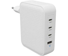 „Hyper HyperJuice“ 145 W USB-C GaN kelioninis įkroviklis su 4 prievadais – „Baltas“ | „Hyper“