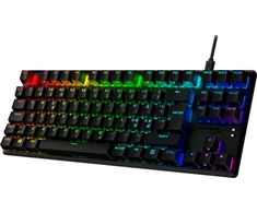 „HyperX Alloy Origins Core PBT HX Raudona“ žaidimų klaviatūra, DE