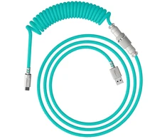 Hewlett Packard (HP) HP HyperX USB-C suvyniotas kabelis Light Žalias-Baltas