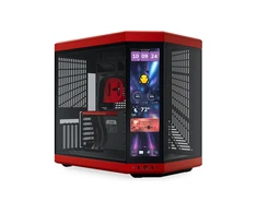 Hyte Y70 Midi Tower Touch Infinite - juoda / raudona