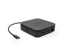 I-TEC Thunderbolt 3 Travel Dock Dual 4K Ekranas 1xDP 1xHDMI 1xGLAN 1xUSB 3.1 Gen2 1xUSB 2.0 1x Garso / mikrofono lizdas 1x60 W USB-C PD