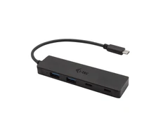 I-TEC USB-C metalinis stebulės 2xUSB 3.0 2xUSB-C 5Gbps be maitinimo adapterio, idealiai tinka nešiojamajam kompiuteriui Ultrabook Planšetė PC