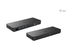 I-TEC USB-C triguba 4K Ekrano prijungimo stotis Gen2 2xDP 1xHDMI 1xGLAN 3xUSB 3.2 Gen1 1xUSB 3.2 Gen2 2xUSB-C Gen2 1xAudio/Mic PD100W