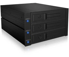 Icy Box Backplane 3x SATA 35" HDD für 2x 525" Schacht Hot Swap