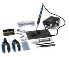 Ifixit „Fixhub Power“ serijos litavimo įrankių rinkinys (juodas/mėlynas, 100 vatų, USB-C, maitinimo stotelė)