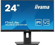 Iiyama ProLite XUB2493HS-B6 Full-HD monitorius – IPS, Pivot, USB