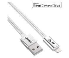 InLine Lightning USB laidas, sidabrinis/aliuminis, 1 m MFi sertifikuotas