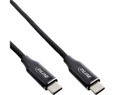 Kabelis USB InLine USB-C - USB-C 2 m Juodas (35882)