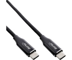 Kabelis USB InLine USB-C - USB-C 1 m Juodas (35881)