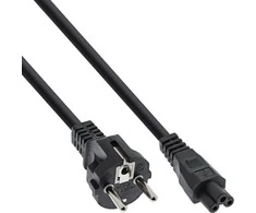 InLine maitinimo laidas Intel NUK, 3 kontaktų jungtis, juodas, 0,5 m