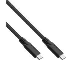 „InLine“ USB 3.2 laidas, C tipo USB kištukas/vyras, 3 m juodas