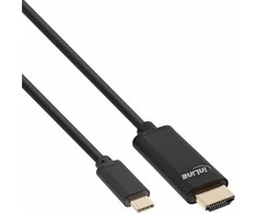 Eaton InLine® USB Ekranas Kabelis, USB-C Stecker zu HDMI Stecker, 5m