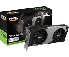 Vaizdo plokštė INNO3D GeForce RTX 5060 Twin X2 NVIDIA 8 GB GDDR7
