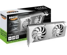INNO3D GeForce RTX 5070 TWIN X2 Baltas 12GB OC DLSS 4