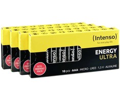 Intenso Batteries Energy Ultra AAA LR03 40er Pack - Baterija - Micro - Baterija - Micro (AAA)