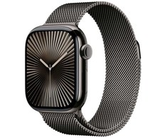 Išmanusis laikrodis Apple Watch Series 10 LTE 42mm titano korpusas su Milanese apyranke Slate