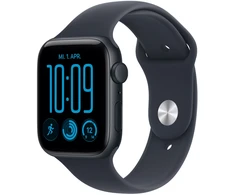 Išmanusis laikrodis Apple Watch SE 3 GPS + Cellular 44mm Midnight aliuminio korpusas su Navy Mėlyna sportine apyranke - M/L