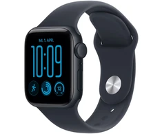 Išmanusis laikrodis Apple Watch SE 3 GPS + Cellular 40mm aliuminio korpusas Midnight su sportine apyranke Navy Mėlyna M/L