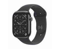 Išmanusis laikrodis Apple Watch S11 Titanium Slate Cellular 46mm (Juodas Sport Band) S/M